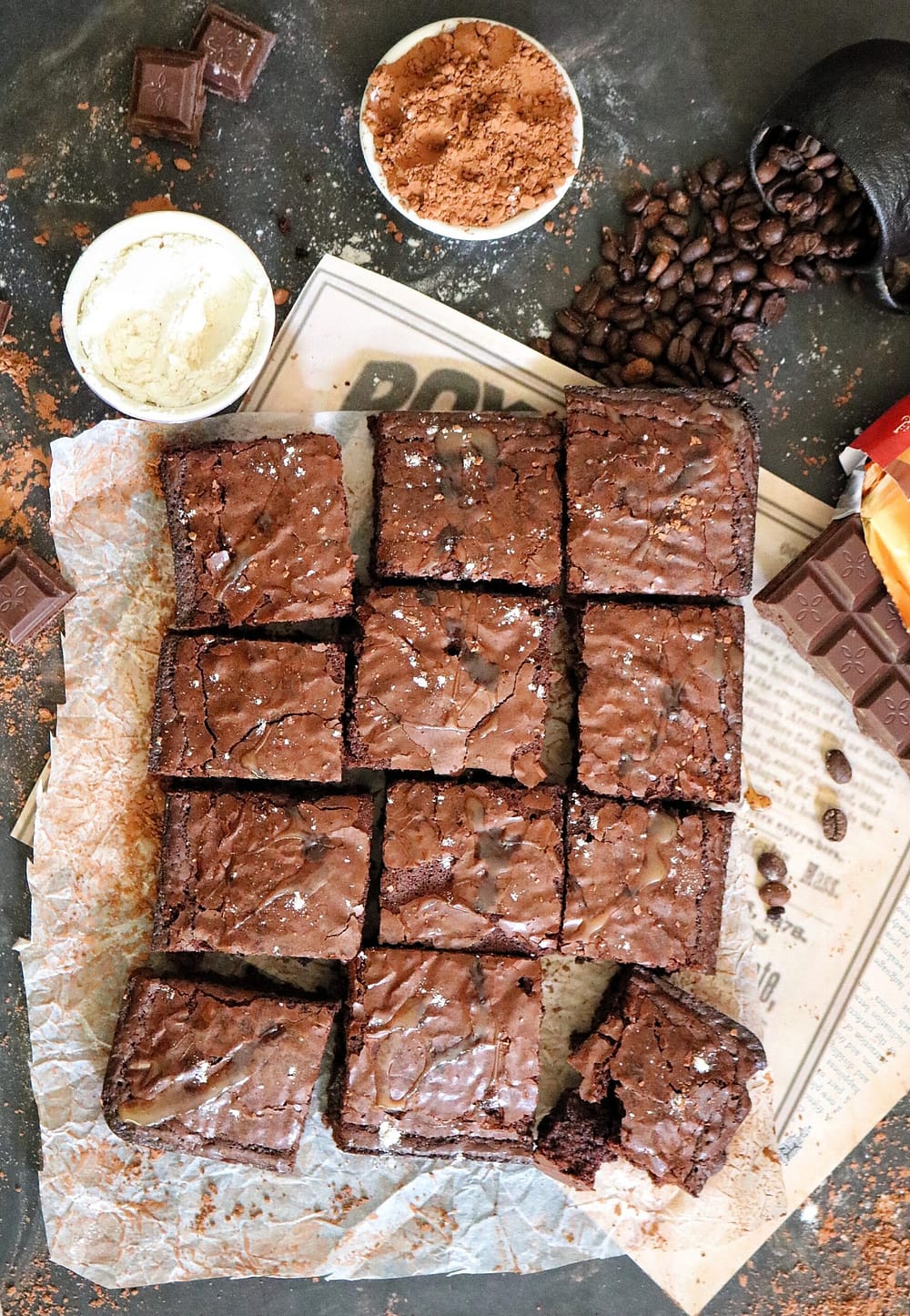 Salted Toffee Brownies Recipe